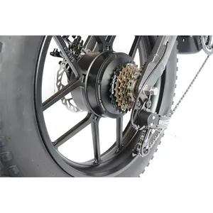 New Model 20 Inch 48V 13Ah Lithium Battery Electric Fat Tire Bike Ebike Bicycle Customized Logo thumbnail-3