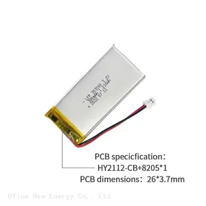LiFePO4 Battery Pack UFX 303060 380mAh 3.2V LiFePo4 Battery thumbnail-3