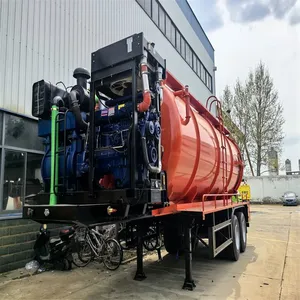 Customized 22 Square Meter Semi Trailer Oil Drilling Mud Suction Truck for Export thumbnail-4