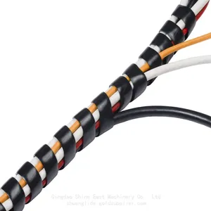 Cable Manager Pipe Production Line / Spiral Wrap Hose Making Machine / Wrapping Hose Sleeve Extruder Machine thumbnail-4