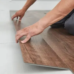 Spc/pvc Vinyl Click Flooring Pisos de Vinilo Floor Vinyl Plank Spc Flooring 7mm Waterproof thumbnail-2