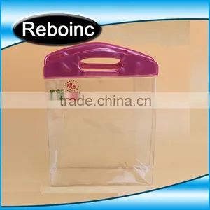 Polyethylene Plastic Pvc Handle Bags With Drawstring thumbnail-1