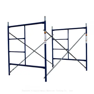 5' x 5' Tower Scaffold Mobile Scaffold Mason Frame Scaffold Powder Coat Surface thumbnail-2