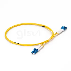 Fiber Optic Patch Cable LC UPC to LC UPC OS2 Duplex Single Mode PVC 2.0mm thumbnail-1