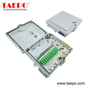Outdoor SC 12 Fibers Plastic Housing FTTH Terminal FDB Fiber Optic Distribution Box for Incoming Fiber Drop Cable Sample Free thumbnail-1