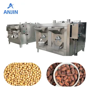 Gas Heating Almond Nut Roaster Peanut Roasting Machine Drum Roasting Machine thumbnail-2