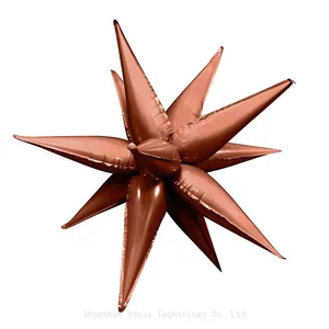 Large Size 3D Exploding Star Balloons - Foil for Weddings & Birthday Party Decor thumbnail-5