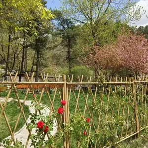 Stainless Steel Imitation Bamboo Guardrail Garden Vegetable Farm Courtyard Fence thumbnail-5