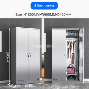 Stainless Steel Locker Cabinet- STL107 |Durable Storage With Lockable Doors-Easy Cleaning for Hospitals, Labs and Clean Rooms- OEM/ODM Supported thumbnail-1