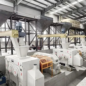 Iron Powder Roller Hot Press Block Hot Press Roller Machine Iron Concentrate Powder Roller Press Ball Machine thumbnail-5