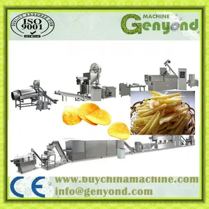 Semi-automatic Potato Chips Making Machine/ Frozen French Fries Production Line thumbnail-2