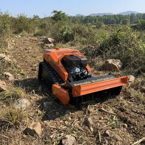 Rugged Terrain Brush Clearing Remote Flail Mower Vigorun MTSK800 Telecontrol Track-mounted Mower for Sale thumbnail-1