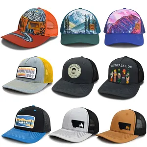 China Direct Caps Hats Factory Wholesales High Quality 5 Panel Embroidery Logo Sports Outdoor Trucker Baseball Caps thumbnail-1