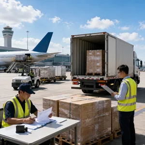 Service de fret aérien de l'aéroport en Chine jusqu'à la porte pour les cargaisons urgentes thumbnail-3