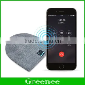 Hands Free Bluetooth Knit Hat Hands Free Talking Cap With Built in Bluetooth Wireless Speaker and Headset All in One thumbnail-3