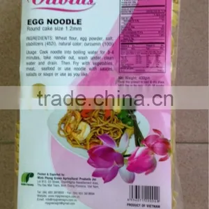 EGG NOODLES ROUND SHAPE SIZE 4MM - 400GR thumbnail-4