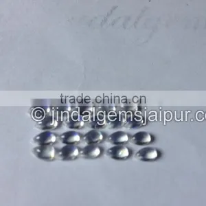 AAA Quality Wholesale Rainbow Moonstone Smooth Pear Cabochon thumbnail-3