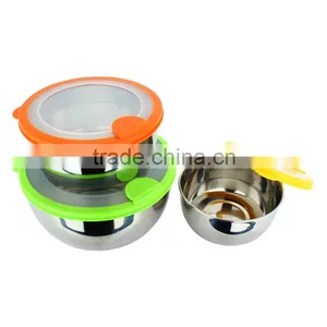 Home Garden Tableware Series Keep Food Fresh Stainless Steel Container Food Bowl for Picnic Party thumbnail-3
