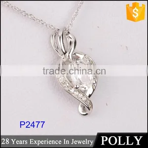 Custom Fancy Pure Silver Chain Pendant Necklace Deisign thumbnail-4