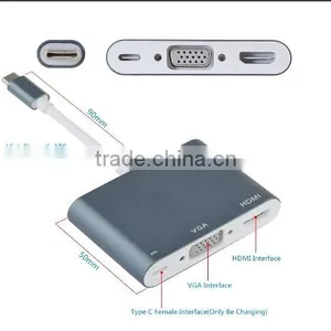 Brilliant Quality High Speed Video Usb 3.1 Type C To Vga/usb3.0/type-c Female thumbnail-4