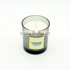 Multi-colored Luxury Scented Candle in Glass Jar thumbnail-4