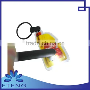 Promotional Souvenir Led Flashlights Keychain/pvc Led Keychain thumbnail-6