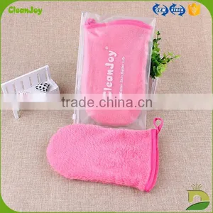 Custom Logo Soft Microfiber Makeup Glove thumbnail-4