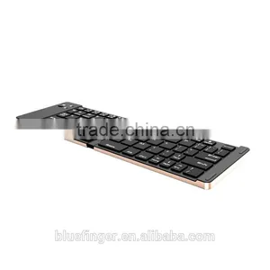 Aluminum Alloy Folding Bluetooth Keyboard for All Kinds of Tablets and Smart Phones thumbnail-3