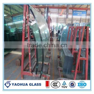 10-12mm Clear Tempered Glass for Swimming Pool Fencing and Stair Railing,Balustrade thumbnail-2