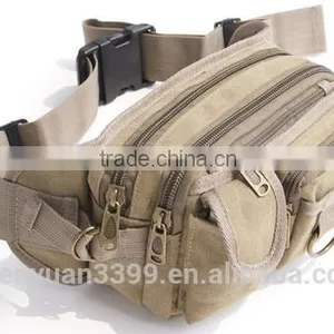 Hot Sale High Quality Canvas Waist Packs Outdoor Sports Belt Bag Portable Ultra-large Capacity Men And Women Waist Bag thumbnail-3