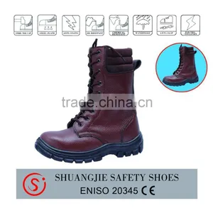 NO.9066-14 High Heel Steel Toe Safety Shoes Work Boots thumbnail-1