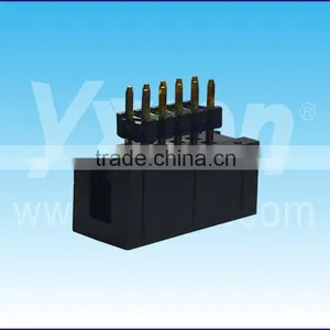 Dongguan Yxcon 2.54mm Pitch Dual Layer Dual Row Straight Box Header Connector thumbnail-1