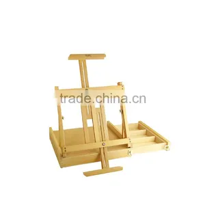 High Quality Elm Wooden Studio Sketch Easel thumbnail-5