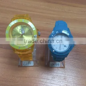 Sport Style Case Combined Alloy With Plastic Silicone Watch thumbnail-1