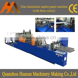 Automatic Printing Folding Serviette Tissue Lamination Table Paper Napkin Making Machine thumbnail-1