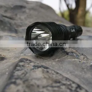 350lumen 3w Y9 CR Q5 Long Shot Shockproof Led Torch Flashlight With CE thumbnail-4