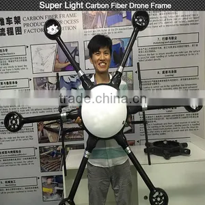 OEM Industry Grade Carbon Fiber Helicopter Drone Frame for Hexacopter Professional With Camera Drone thumbnail-1