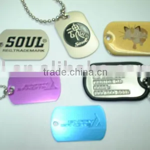 DOG TAG, Metal Tag, Aluminium Tag, Pendant, Charm, Military Tag, Hanging Tag, Promotion Tag, Name Badge, Luggage Tag, Iron Tag thumbnail-1