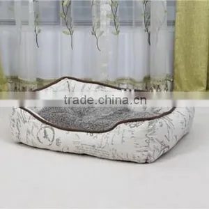 Durable &Breathable Dog Bed Linen Fabric With Vintage Printing Square Style thumbnail-3