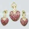 Studded Gold JEWELLERY Set thumbnail-1