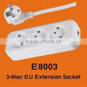 3-way Extension Socket/EU Standard thumbnail-1