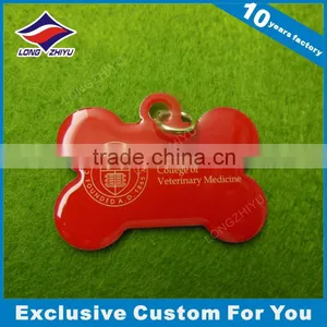 Unique Aluminum University Commemorative Tag Red Printing Epoxy Dogtag thumbnail-3