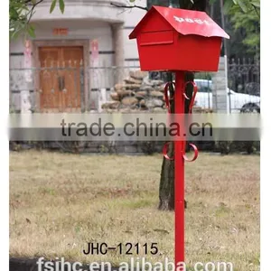 Foshan JHC-12115 Outdoor Post Mounted Mailbox/Decorative Letterbox/Standing Postbox thumbnail-3