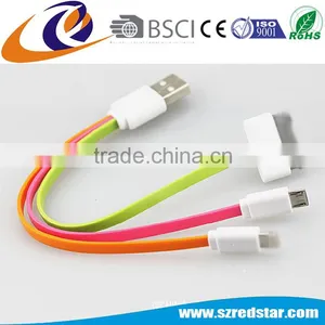 Good Quality Cheap Price Colorful 3 in 1 Charging Cable thumbnail-2