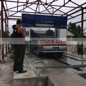 Mobile Automatic Car Wash Machine With Foam, Wax and Drying Systems thumbnail-1