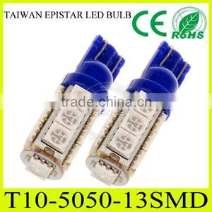 13SMD Led Car Side Light Led Red/bule/yellow Lamp Bulbs T10 501 168 W5w thumbnail-5