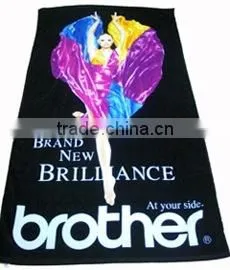 Velvet Fiber Reactive Printed Beach Towel thumbnail-1