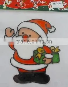 Xmas Santa Window Sticker , Decorative Christmas Gift Sticker thumbnail-2