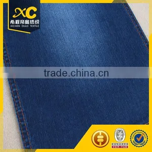9oz Bleach Twill Cotton Polyester Spandex Stock Denim Fabric thumbnail-2