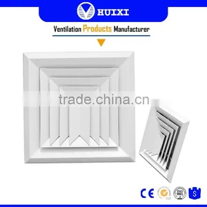 China 4 Way Supply Square Ceiling Air Diffuser thumbnail-4